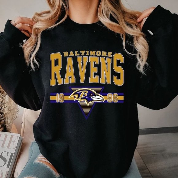 Baltimore Ravens Sweatshirts, Baltimore Ravens Football Shirt Unisex - Picture 1 of 2